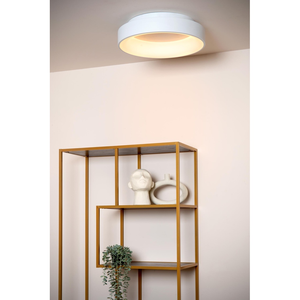 Lucide PlafondlampMirage Ø 45cm wit - 36114/27/31